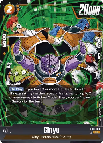 Ginyu - FB01-109 (FB01-109), Awakened Pulse — DB Fusion card price
