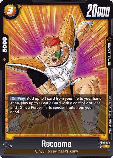 Recoome (FB01-132), Awakened Pulse — DB Fusion card price