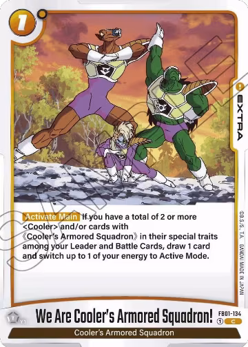 We Are Cooler's Armored Squadron! (FB01-134), Awakened Pulse — DB Fusion card price