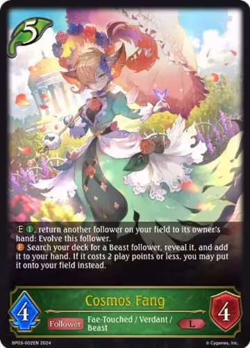 Cosmos Fang (BP03-002EN), Flame of Laevateinn — Shadowverse card price