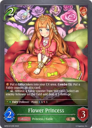 Flower Princess (BP03-012EN), Flame of Laevateinn — Shadowverse card price