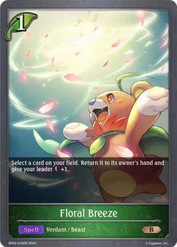 Floral Breeze (BP03-016EN), Flame of Laevateinn — Shadowverse card price