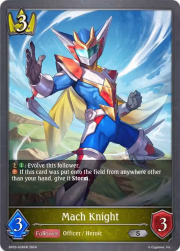Mach Knight (BP03-026EN), Flame of Laevateinn — Shadowverse card price