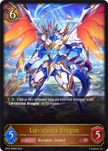 Laevateinn Dragon (BP03-056EN), Flame of Laevateinn — Shadowverse card price