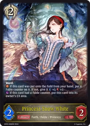 Princess Snow White (BP03-090EN), Flame of Laevateinn — Shadowverse card price