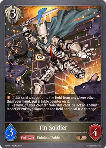 Tin Soldier (BP03-101EN), Flame of Laevateinn — Shadowverse card price