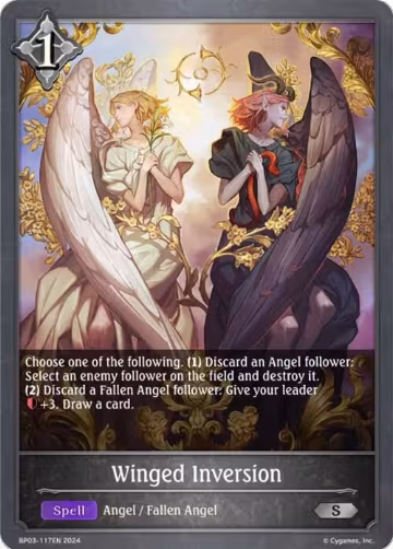 Winged Inversion (BP03-117EN), Flame of Laevateinn — Shadowverse card price