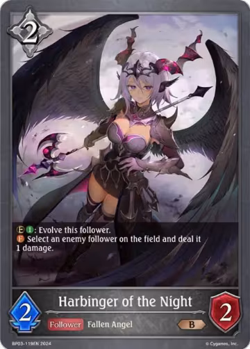 Harbinger of the Night (BP03-119EN), Flame of Laevateinn — Shadowverse card price