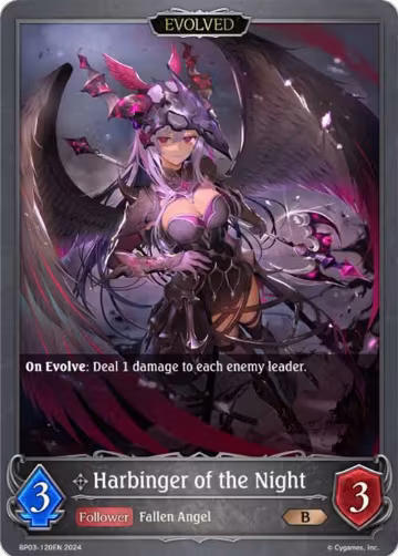 Harbinger of the Night (Evolved) (BP03-120EN), Flame of Laevateinn — Shadowverse card price