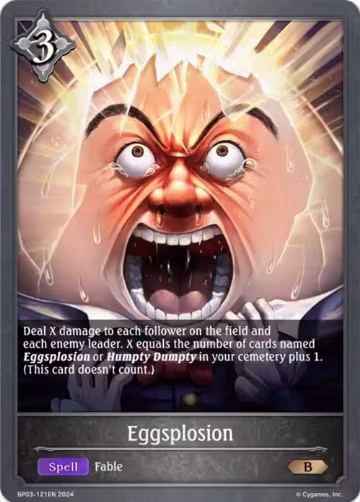 Eggsplosion (BP03-121EN), Flame of Laevateinn — Shadowverse card price