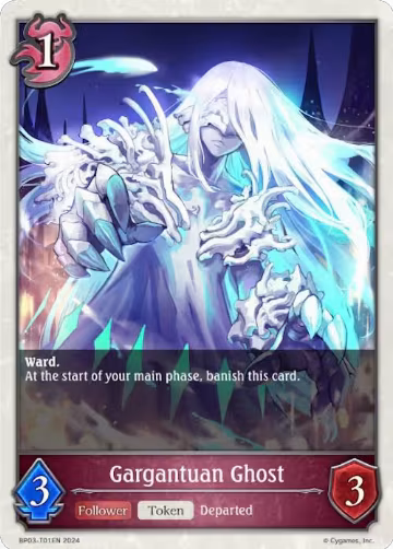 Gargantuan Ghost (BP03-T01EN), Flame of Laevateinn — Shadowverse card price
