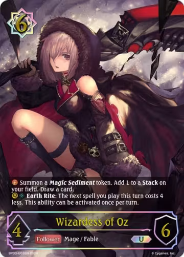Wizardess of Oz (U) (BP03-U03EN), Flame of Laevateinn — Shadowverse card price