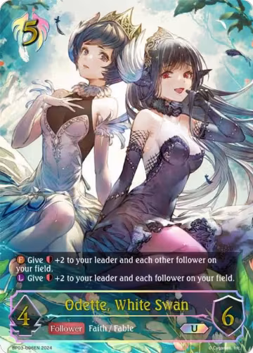 Odette, White Swan (U) (BP03-U06EN), Flame of Laevateinn — Shadowverse card price