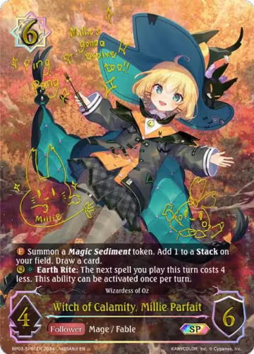 Witch of Calamity, Millie Parfait (SP) (BP03-SP01EN) — card price
