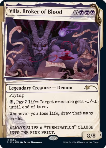 Vilis, Broker of Blood (1567), Secret Lair Drop Series — Magic card price