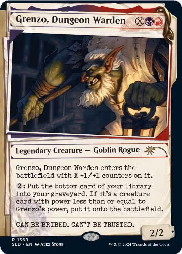 Grenzo, Dungeon Warden (1569), Secret Lair Drop Series — Magic card price
