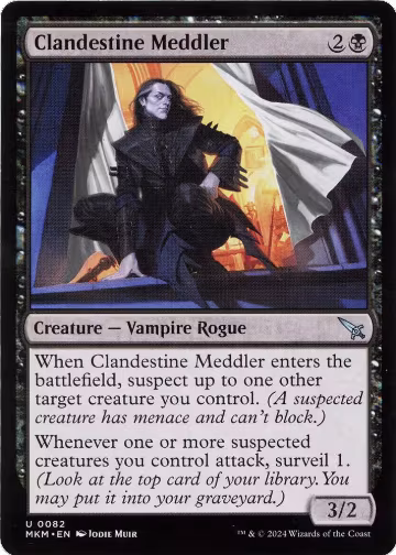 Clandestine Meddler (b) (82), Murders at Karlov Manor — Magic card price