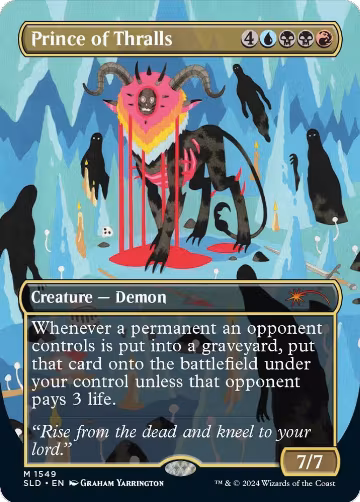 Prince of Thralls (1549), Secret Lair Drop Series — Magic card price