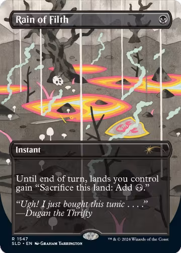Rain of Filth (1547), Secret Lair Drop Series — Magic card price