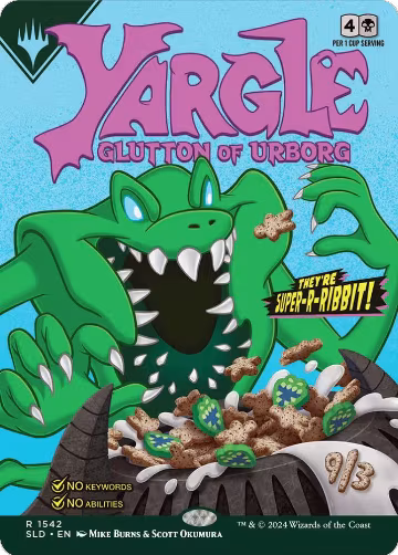 Yargle, Glutton of Urborg (1542), Secret Lair Drop Series — Magic card price