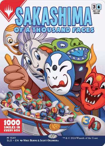 Sakashima of a Thousand Faces (1541), Secret Lair Drop Series — Magic card price