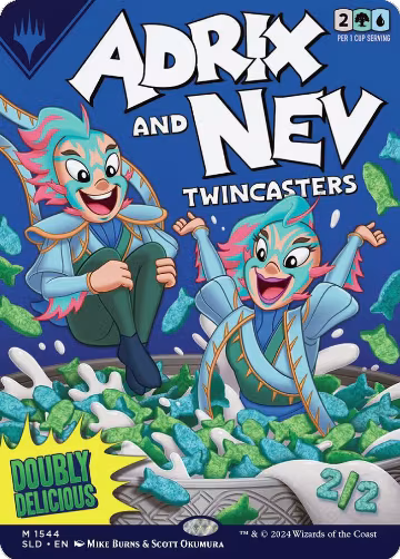 Adrix and Nev, Twincasters (1544), Secret Lair Drop Series — Magic card price