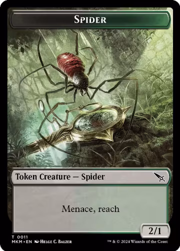 Spider Token (11), Murders at Karlov Manor — Magic card price