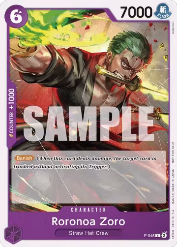 Roronoa Zoro (OP-06 Pre-Release Tournament) [Participant] (P-045), One Piece Promotion Cards — One Piece card price