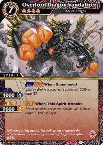 Overlord Dragon Vandalizer (Tournament Pack Vol. 4) (PR-032), Launch & Event Promos — Battle Spirits card price