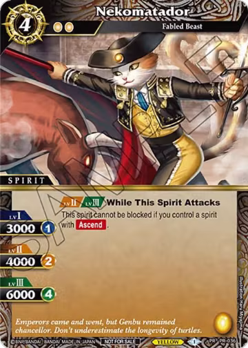 Nekomatador (Tournament Pack Vol. 4) (PR-036), Launch & Event Promos — Battle Spirits card price