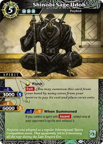 Shinobi Sage Udoh (Tournament Pack Vol. 4) (PR-040), Launch & Event Promos — Battle Spirits card price