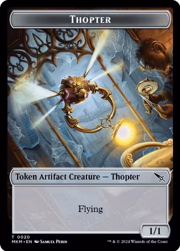 Thopter (0020) // Spider Double-Sided Token (20 // 11), Murders at Karlov Manor — Magic card price