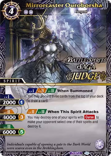 Mirrorcaster Ouroborsha (Judge Pack Vol. 4) (BSS04-022), Launch & Event Promos — Battle Spirits card price