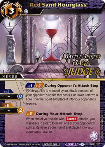Red Sand Hourglass (Judge Pack 2024 Vol. 1) (BSS04-107), Launch & Event Promos — Battle Spirits card price