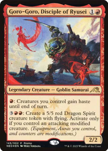Goro-Goro, Disciple of Ryusei (145), Media Promos — Magic card price