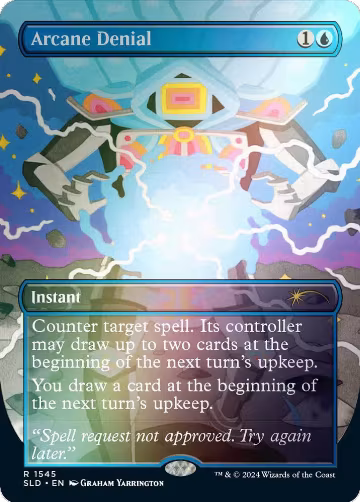 Arcane Denial (1545) (Rainbow Foil) (1545), Secret Lair Drop Series — Magic card price