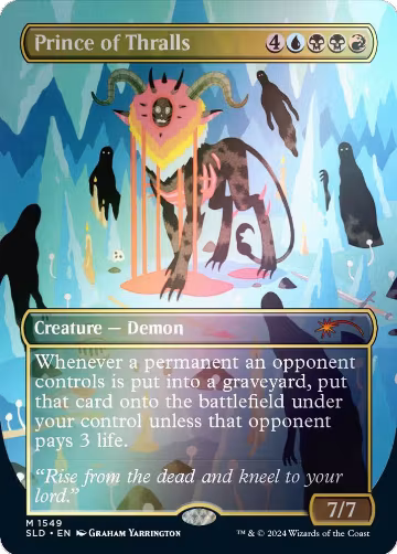 Prince of Thralls (Rainbow Foil) (1549), Secret Lair Drop Series — Magic card price