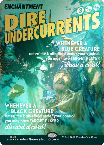 Dire Undercurrents (Rainbow Foil) (1578), Secret Lair Drop Series — Magic card price