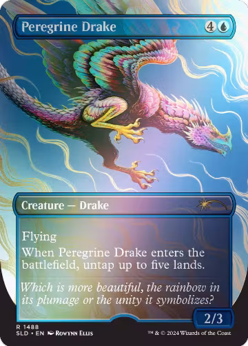 Peregrine Drake (Rainbow Foil) (1488), Secret Lair Drop Series — Magic card price