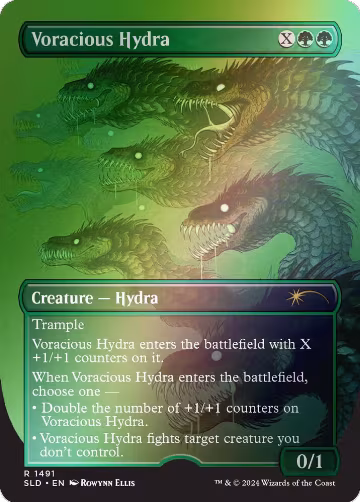 Voracious Hydra (Rainbow Foil) (1491), Secret Lair Drop Series — Magic card price