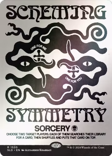 Scheming Symmetry (1520) (Rainbow Foil) (1520), Secret Lair Drop Series — Magic card price
