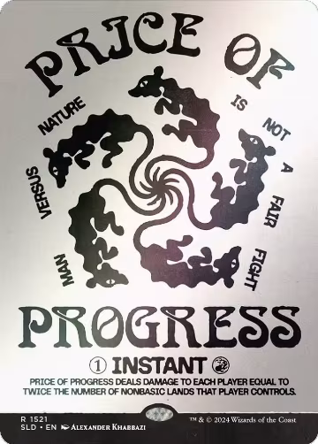 Price of Progress (Rainbow Foil) (1521), Secret Lair Drop Series — Magic card price