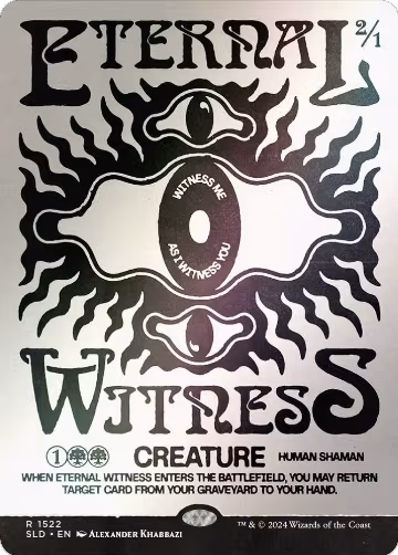 Eternal Witness (1522) (Rainbow Foil) (1522), Secret Lair Drop Series — Magic card price