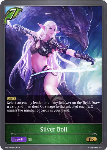Silver Bolt (PR-044EN), Shadowverse: Evolve Promo Cards — Shadowverse card price