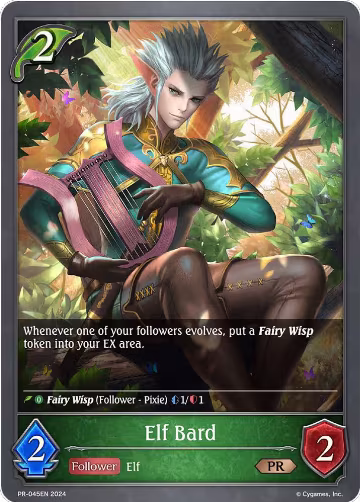 Elf Bard (PR-045EN), Shadowverse: Evolve Promo Cards — Shadowverse card price