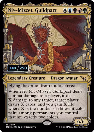Niv-Mizzet, Guildpact (Serial Numbered) (319) — card price