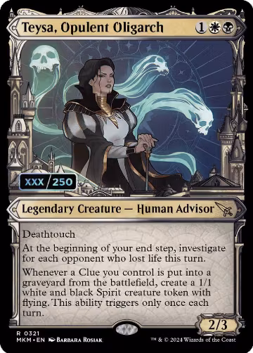Teysa, Opulent Oligarch (Serial Numbered) (321), Murders at Karlov Manor — Magic card price
