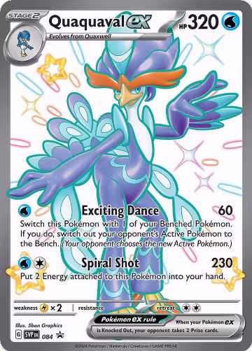 Quaquaval ex - 084 (084), Scarlet & Violet Promo Cards — Pokémon card price