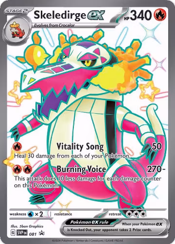 Skeledirge ex - 081 (081), Scarlet & Violet Promo Cards — Pokémon card price