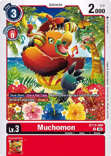 Muchomon (BT15-008 C), Exceed Apocalypse — Digimon card price